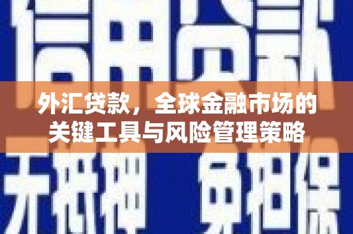 集宁外汇贷款，全球金融市场的关键工具与风险管理策略