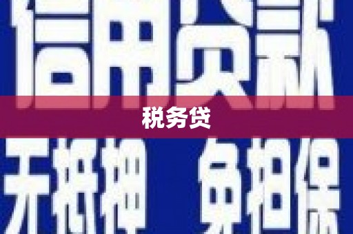 集宁税务贷