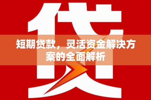 集宁短期贷款，灵活资金解决方案的全面解析